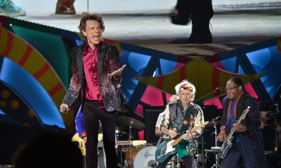 „The Rolling Stones“ koncerto akimirka