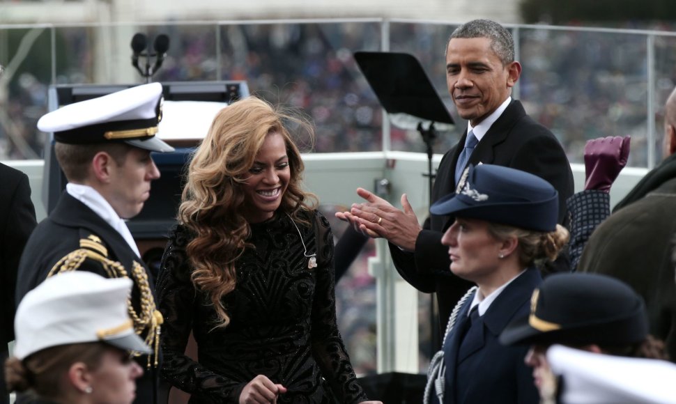 Beyonce ir Barackas Obama