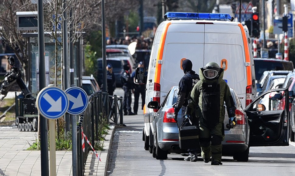 Policijos reidas Briuselyje