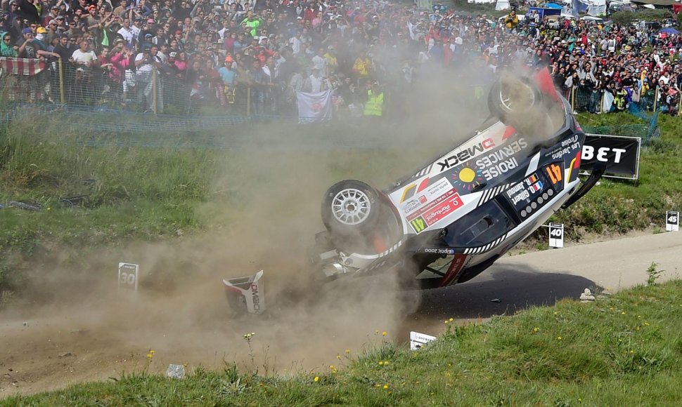 WRC Portugalijos ralis, Quentino Gilberto avarija