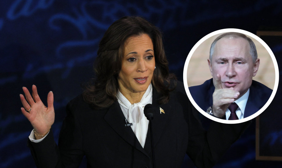 Kamala Harris ir Vladimiras Putinas