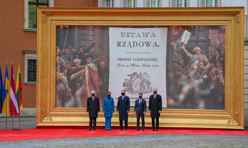 Lietuvos, Lenkijos, Estijos, Latvijos ir Ukrainos prezidentai pasirašė bendrą deklaraciją