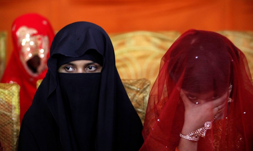 Masinė vestuvių ceremonija Pakistane