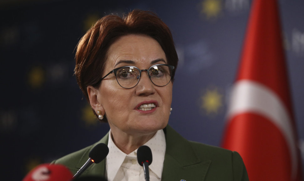 Turkijos partijos „Gera partija“ lyderė Meral Aksener