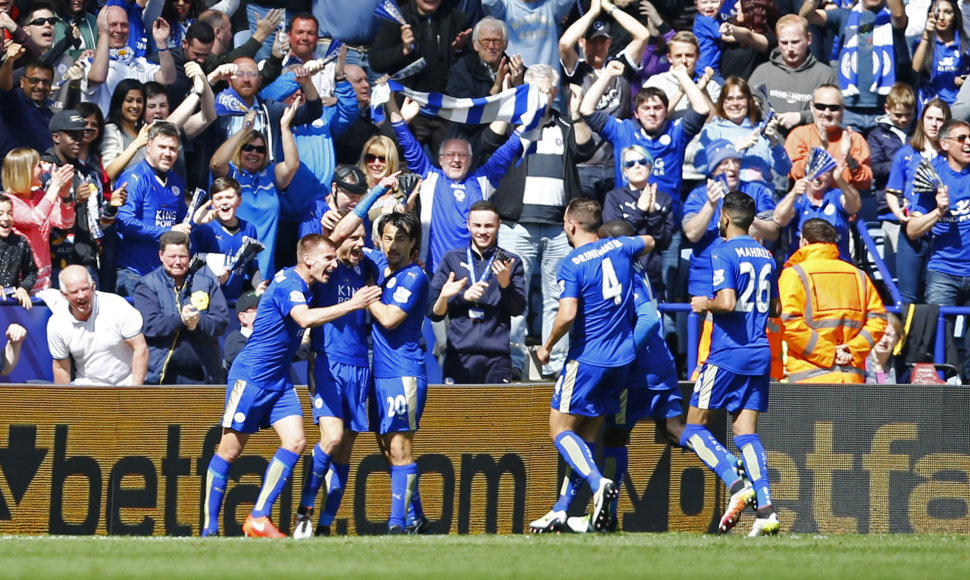 „Leicester“ džiaugsmas po Jamie Vardy įvarčio