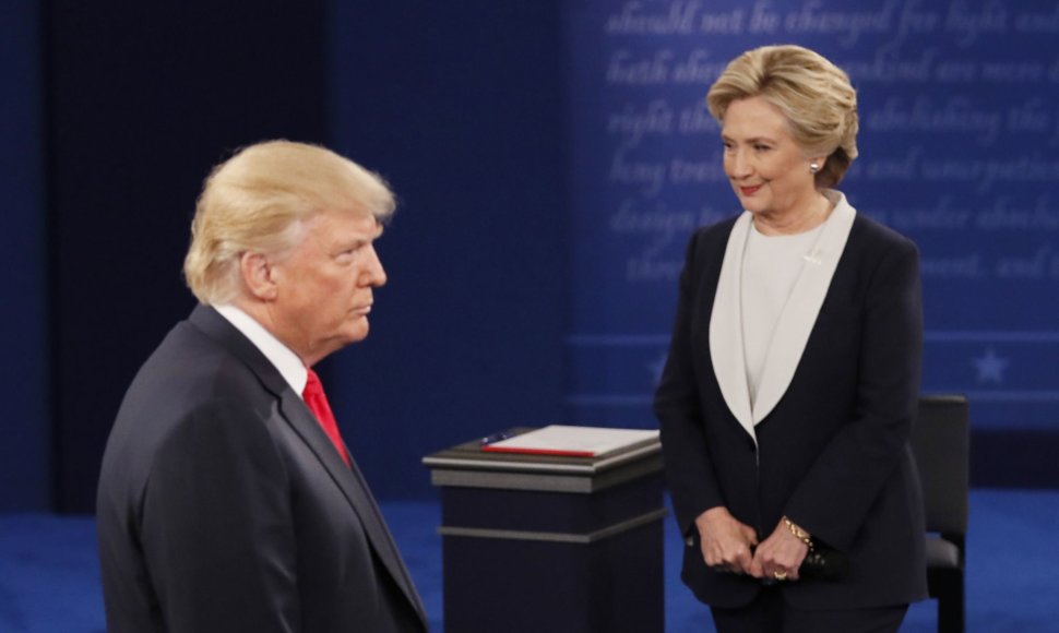 Donaldo Trumpo ir Hillary Clinton antrieji debatai