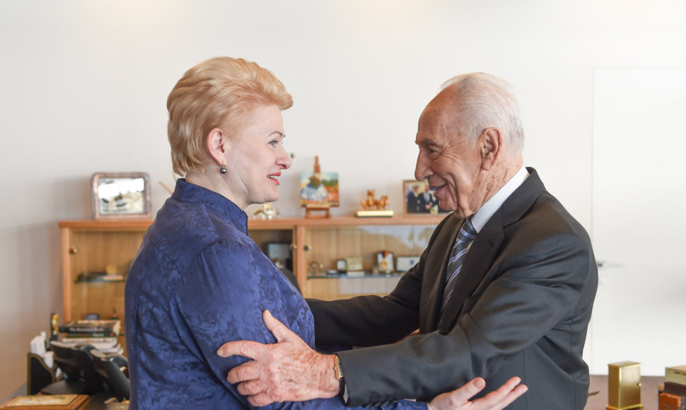 Šimonas Peresas ir Dalia Grybauskaitė