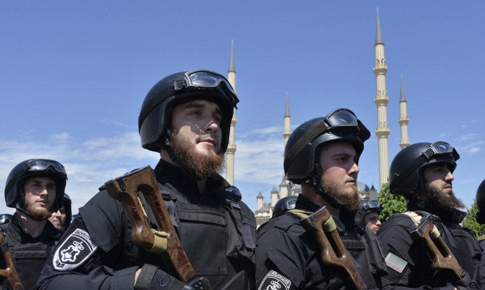 Čečėnijos policininkai