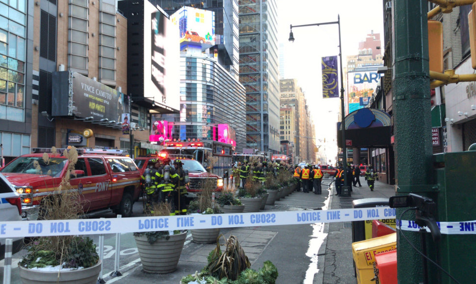 Per išpuolį Niujorke sužeisti keturi žmonės