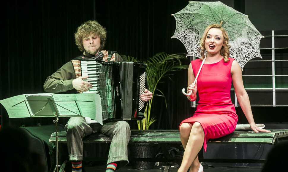 Koncerto &bdquo;Opera: kelionė i&scaron; Milano į Paryžių ir atgal&ldquo; akimirka