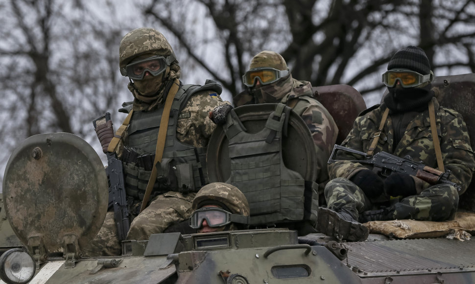 Ukrainos kariai Avdijivko mieste