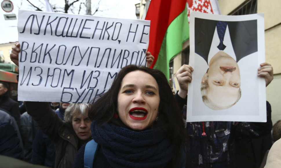 Protestai prieš Aliaksandro Lukašenkos valdžią