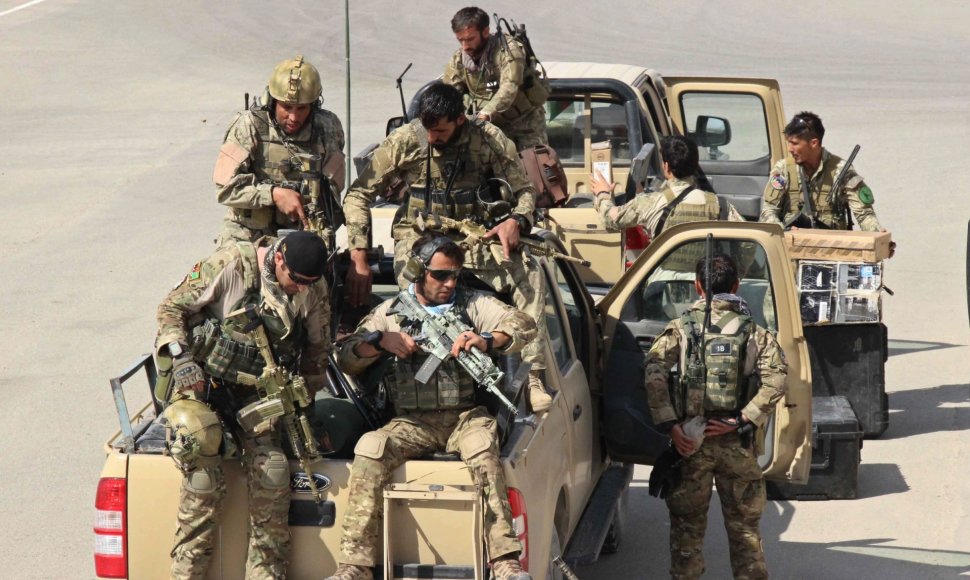 Afganistano specialiosios pajėgos ir kariuomenė Kundūze