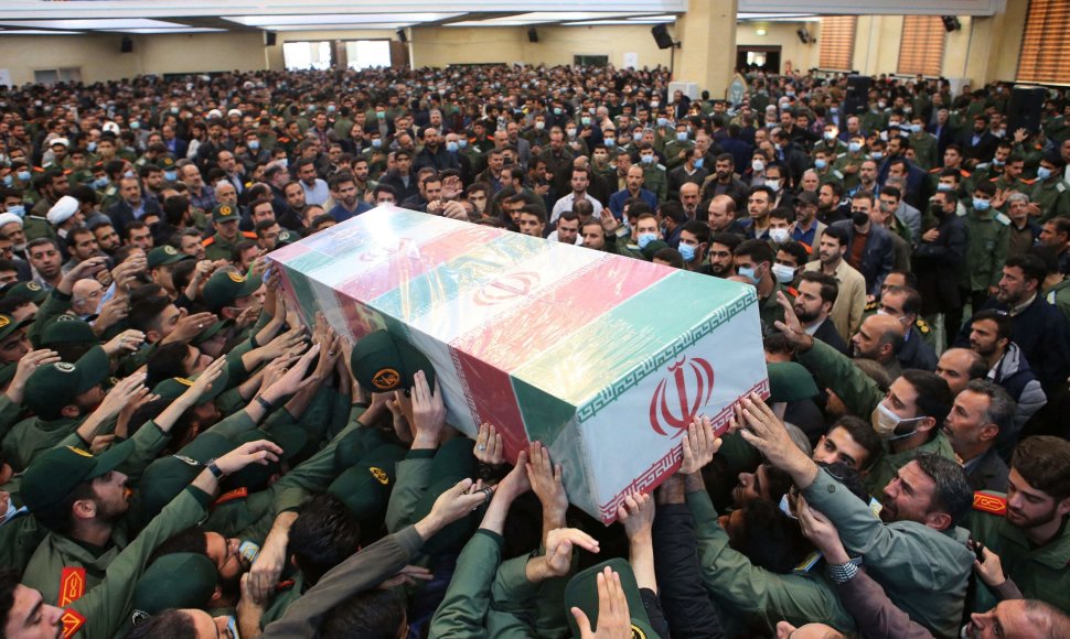 Irane nužudytas dar vienas Revoliucinės gvardijos narys