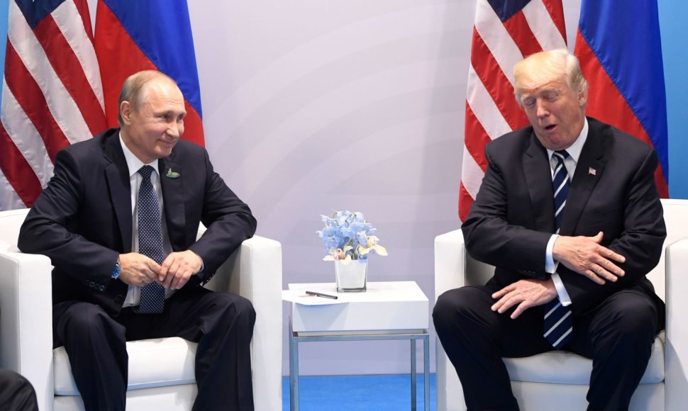 Vladimiro Putino ir Donaldo Trumpo susitikimas