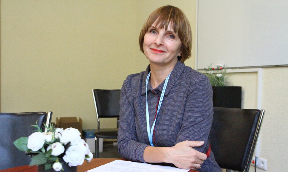 Radvili&scaron;kio Vinco Kudirkos progimnazijos direktorė Rasa Dagienė