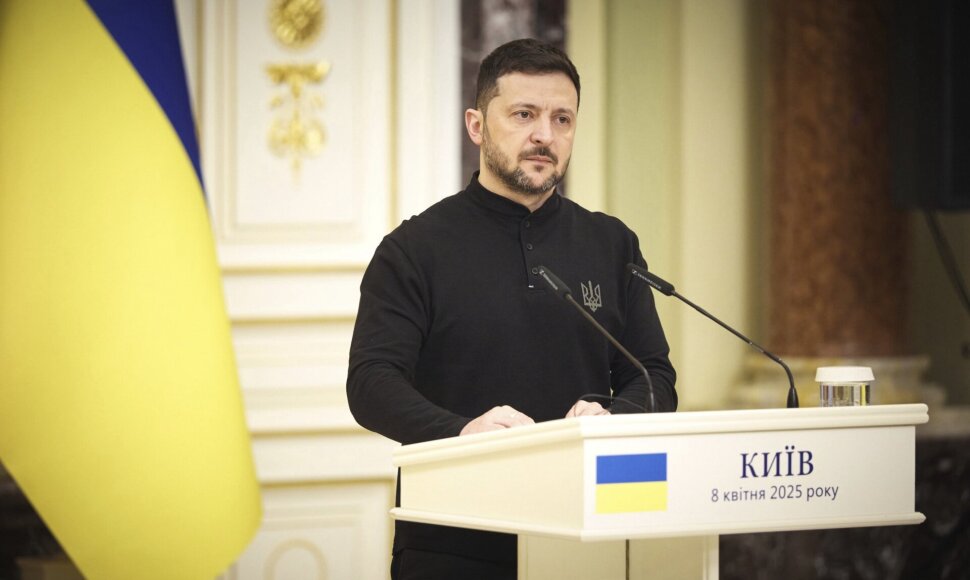 Ukrainiečių prezidentas Volodymyras Zelenskis / Ukraine Presidency/Ukrainian Pre / ZUMAPRESS.com