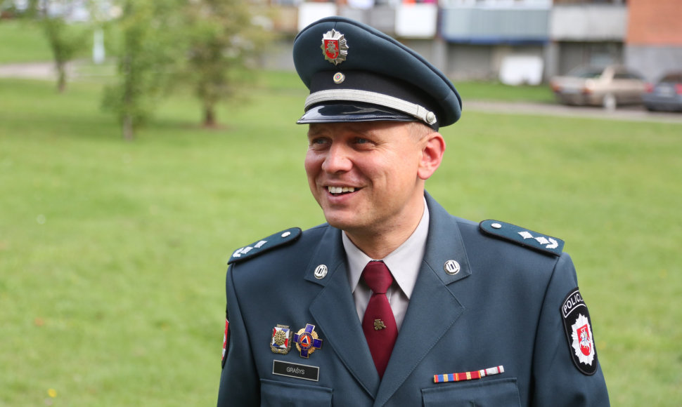 Vilniaus miesto VPK viešosios policijos Viešosios tvarkos tarnybos viršininkas Vytautas Grašys