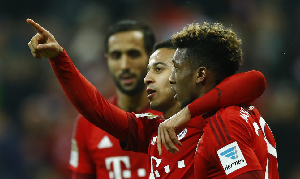 Thiago Alcantara ir Davidas Alaba