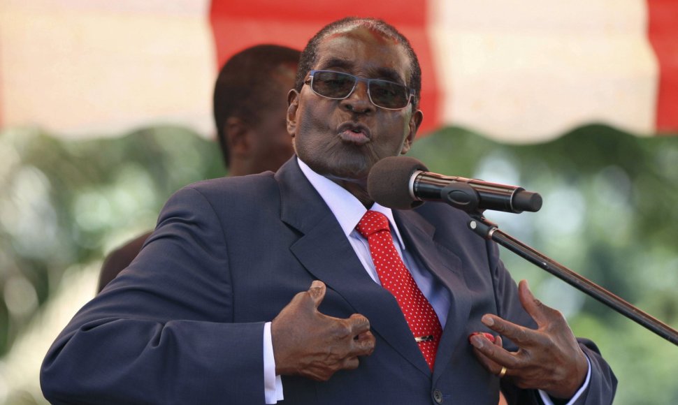 Zimbabvės diktatorius Robertas Mugabe