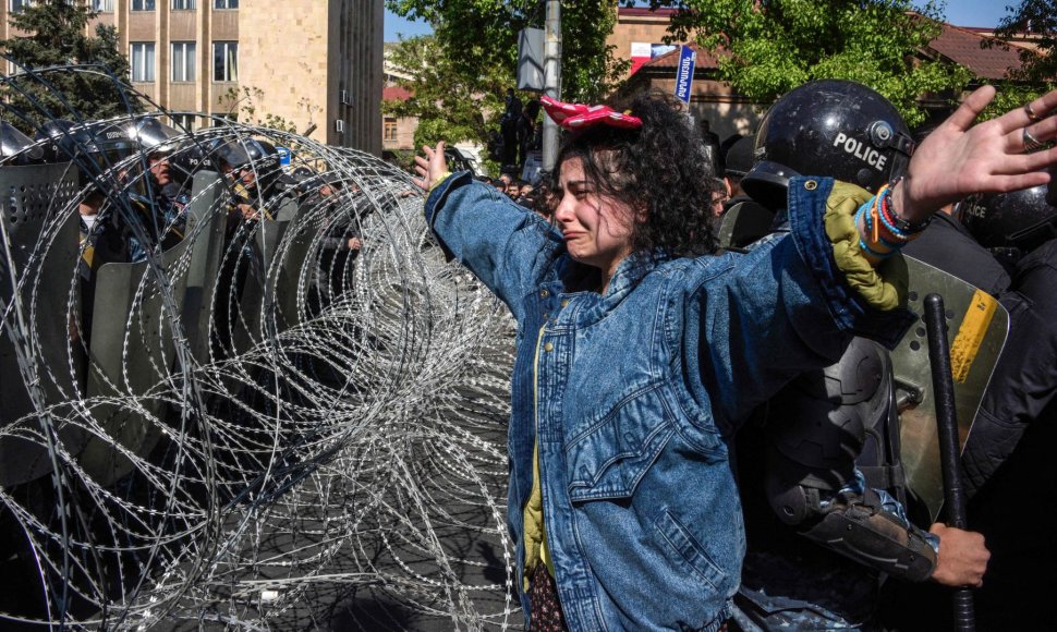 Protestai ir neramumai Armėnijoje