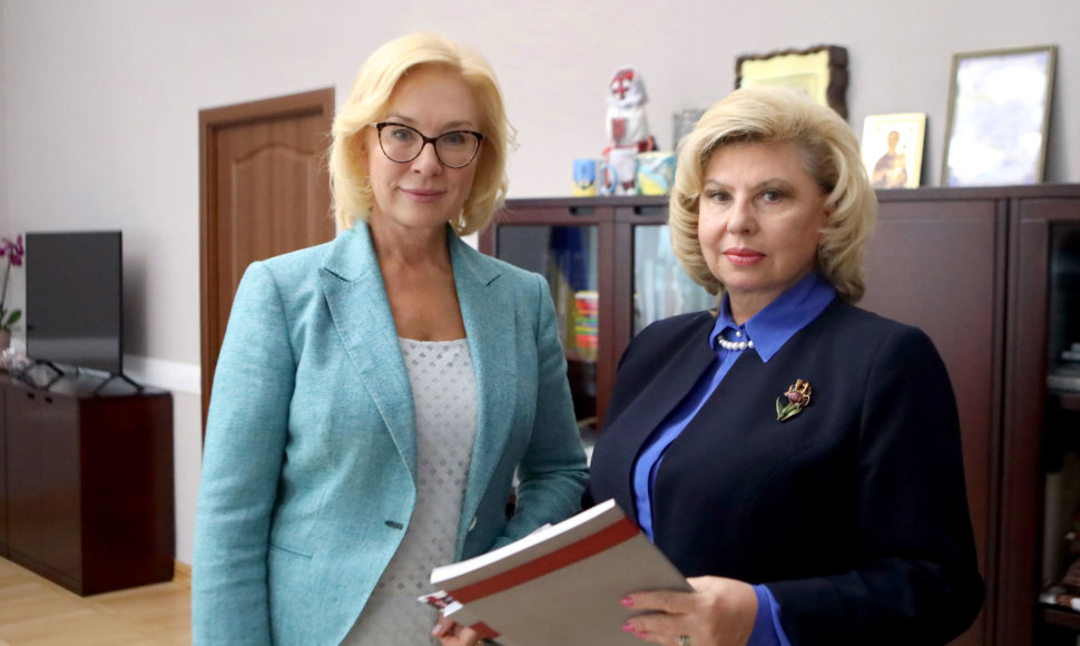 Liudmyla Denisova ir Tatjana Moskalkova