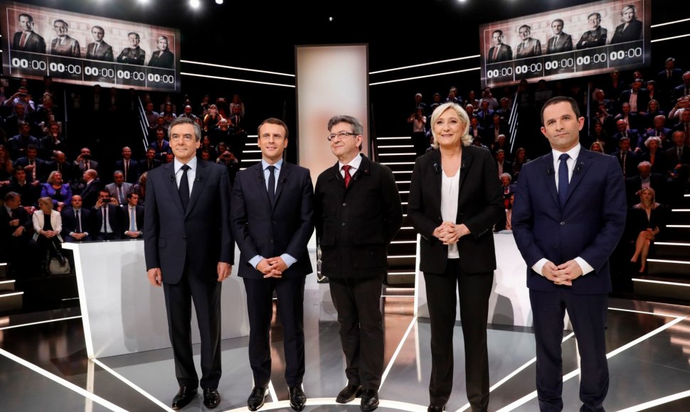 Kandidatų į Prancūzijos prezidento postą televiziniai debatai