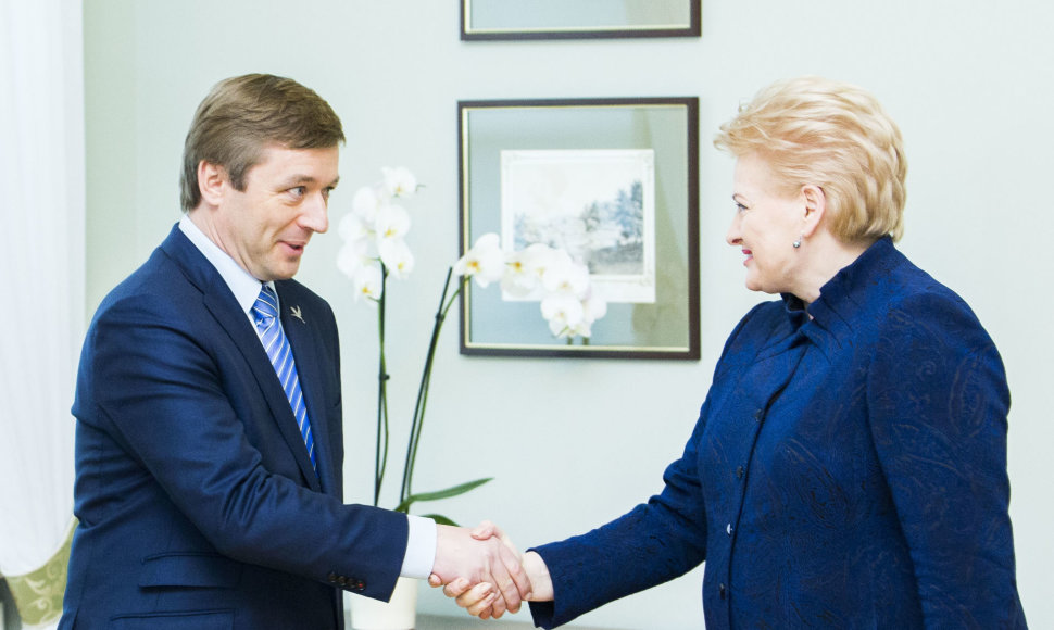 Ramūnas Karbauskis ir Dalia Grybauskaitė