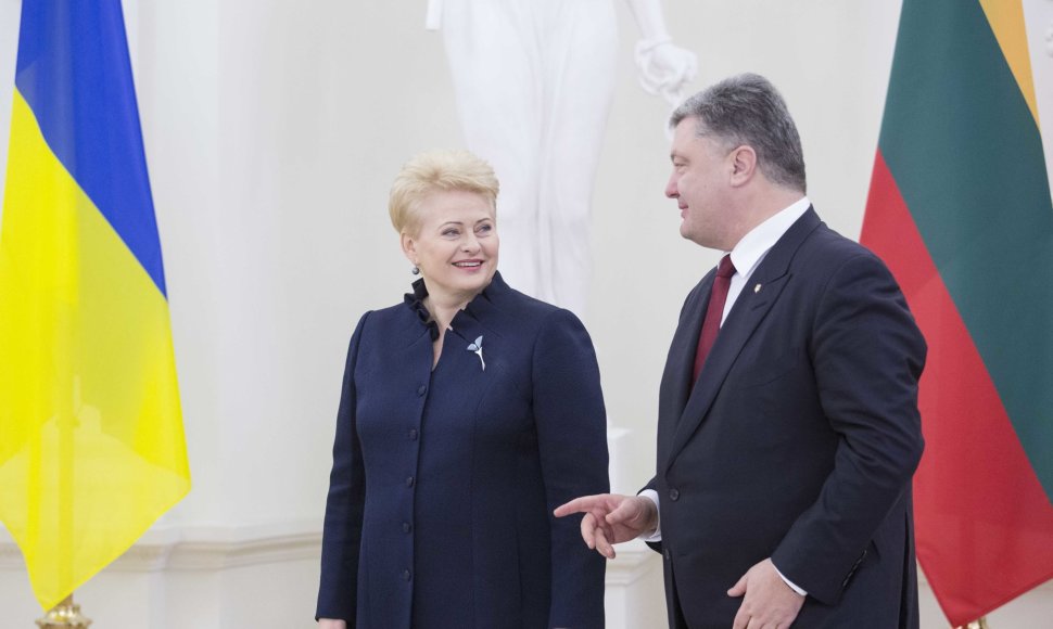 Dalia Grybauskaitė ir Petro Porošenka