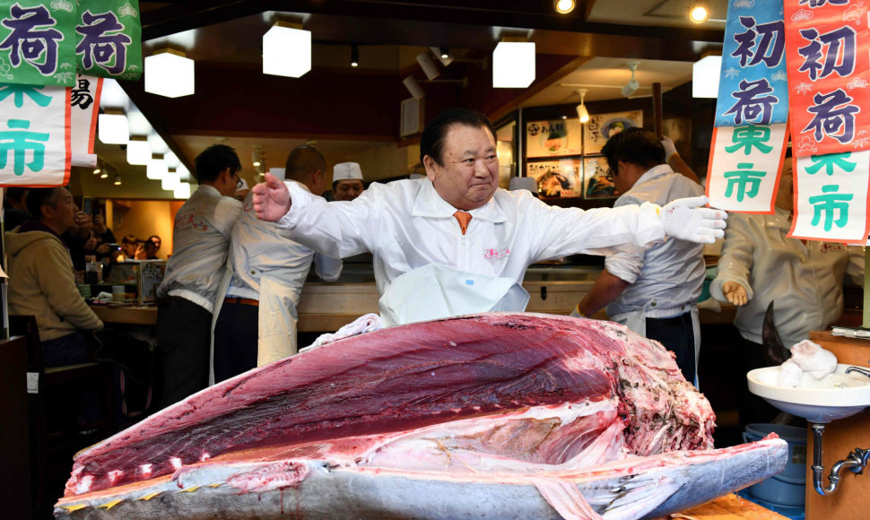 Japonas aukcione nusipirko tuną už 1,6 mln. eurų