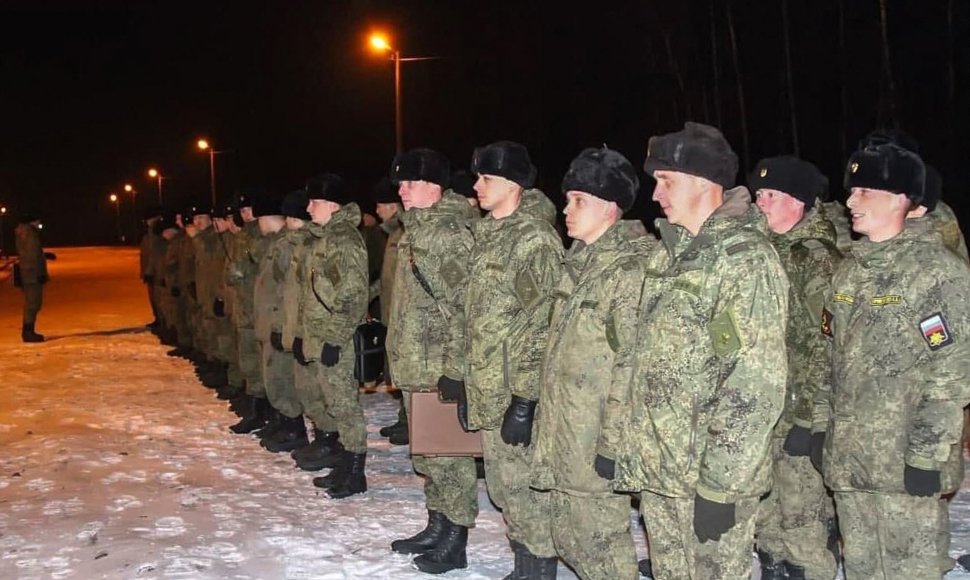 Rusijos kariai atvyko pratyboms į Baltarusiją