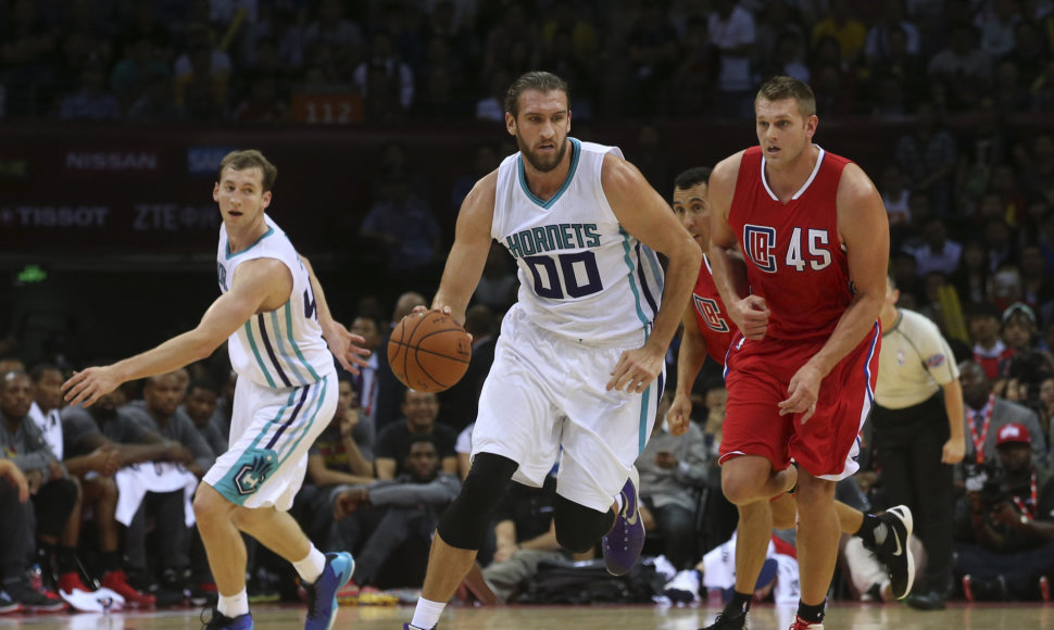 NBA priešsezoninės rungtynės: „Charlotte Hornets“ – „Los Angeles Clippers“