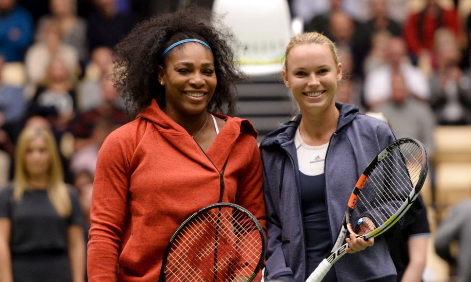 Serena Williams ir Caroline Wozniacki