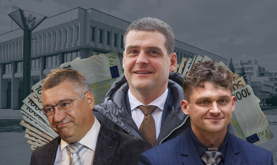 Tomas Domarkas, Remigijus Žemaitaitis ir Martynas Gedvilas