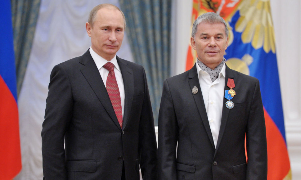 Olegas Gazmanovas su Vladimiru Putinu