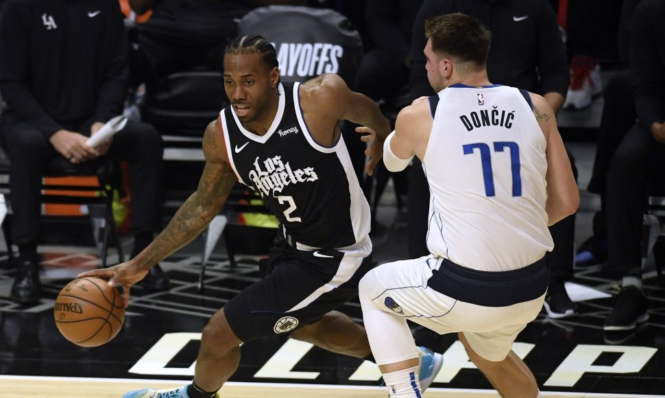 Kawhi Leonardas prieš Luka Doničių