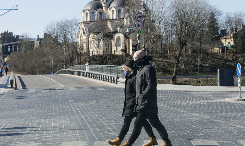 Ištuštėjęs Vilnius karantino metu. Antra savaitė