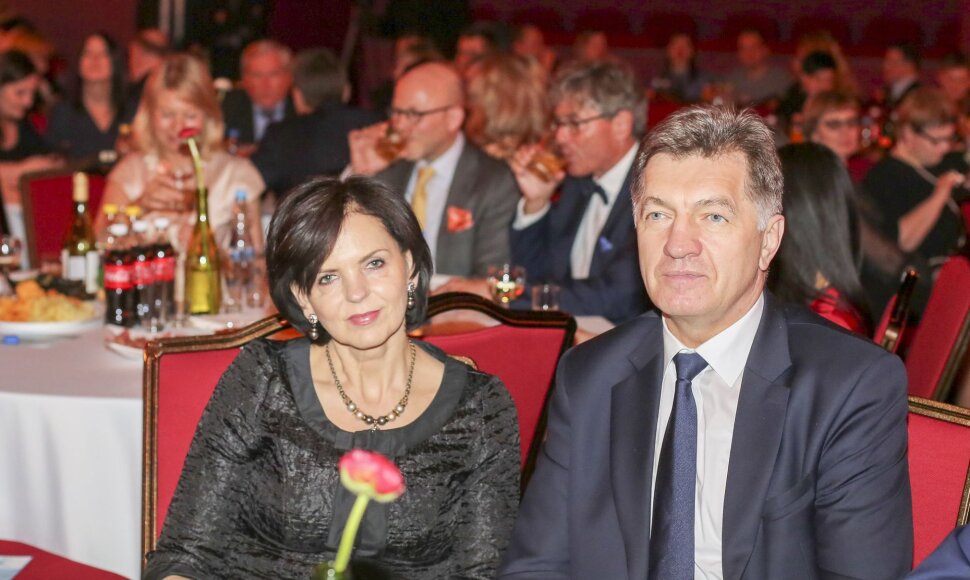 Algirdas Butkevičius su žmona Janina