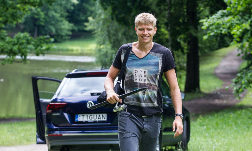 Mindaugas Kuzminskas su drauge Egle išbandė VW „Tiguan“ 