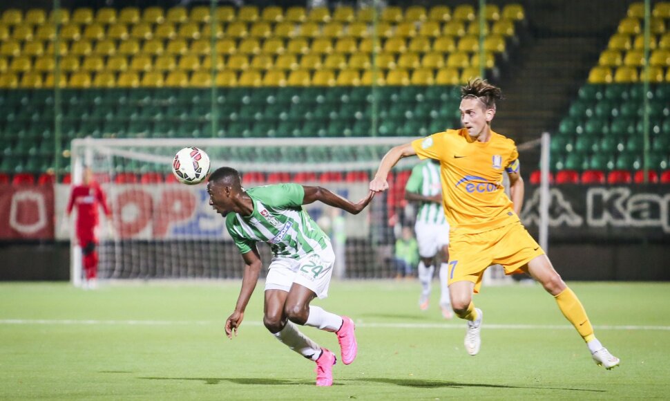 Lietuvos futbolo A lygos 28-ojo turo rungtynės Vilniuje tarp vietos &bdquo;Žalgirio&ldquo; ir &bdquo;Trakų&ldquo;.