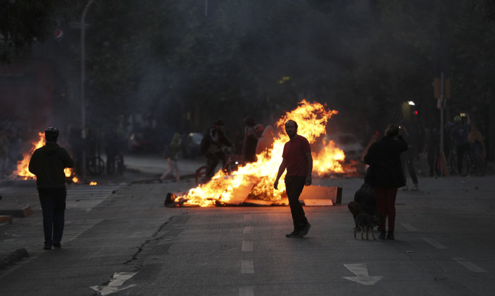 Protestai Čilėje