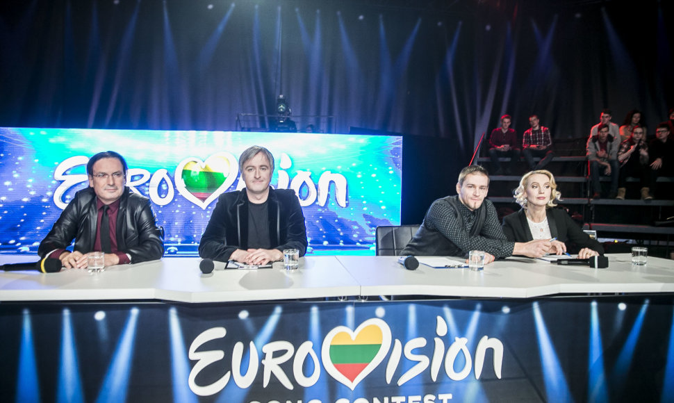 Pirmosios „Eurovizijos“ atrankos laidos akimirka
