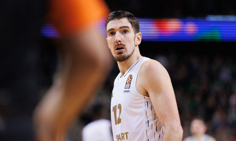 Rungtynių akimirka. Nando de Colo