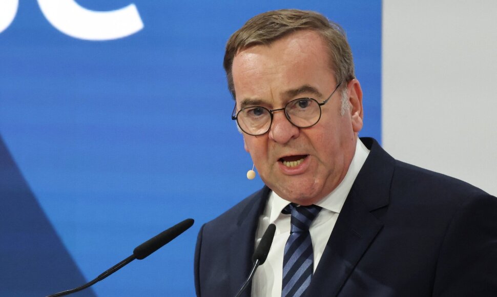 Vokietijos gynybos ministras Borisas Pistorius / Wolfgang Rattay / REUTERS
