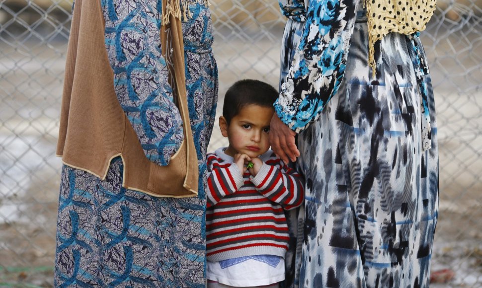 Vaikai Suručo pabėgėlių stovykloje Turkijoje