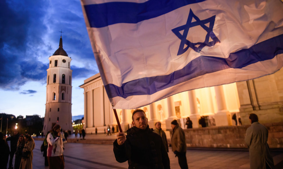 Solidarumo su Izraeliu eisena Vilniuje