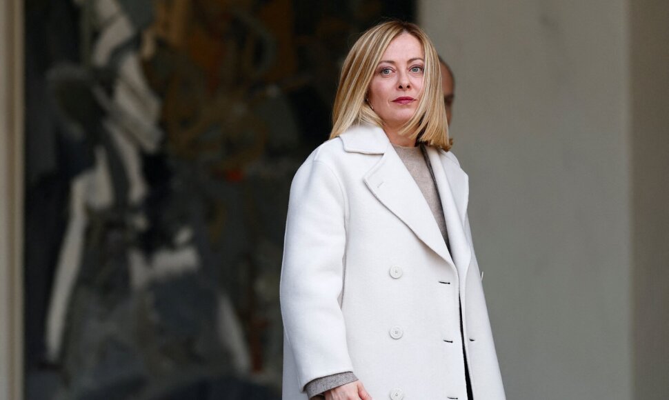 Italijos ministrė pirmininkė Giorgia Meloni / Gonzalo Fuentes / REUTERS