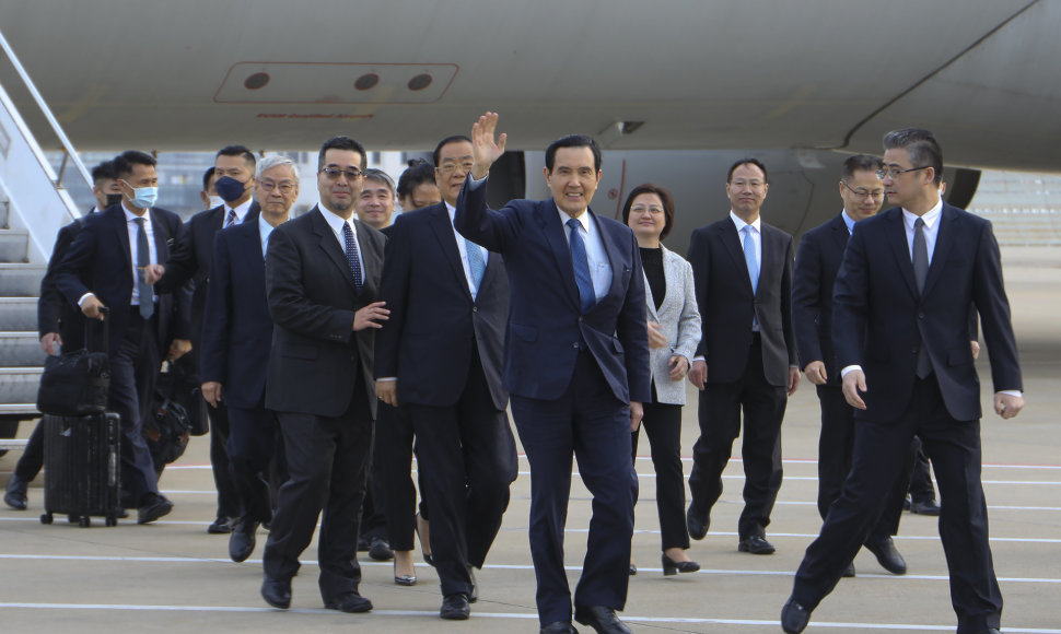 Buvęs Taivano prezidentas Ma Ying-jeou atvyko į Kiniją