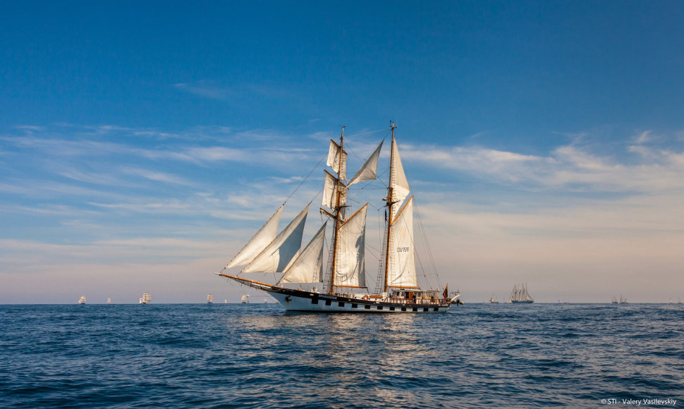 Šiemet per Jūros šventę Klaipėdą vėl papuoš „Baltic Sail“ regatos burlaiviai.