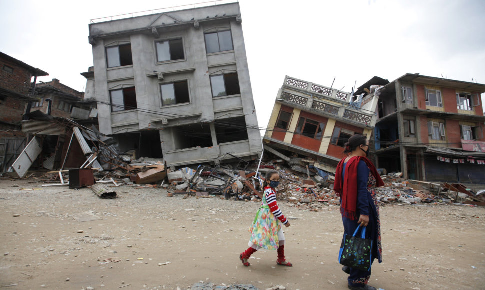 Nepalas po žemės drebėjimo